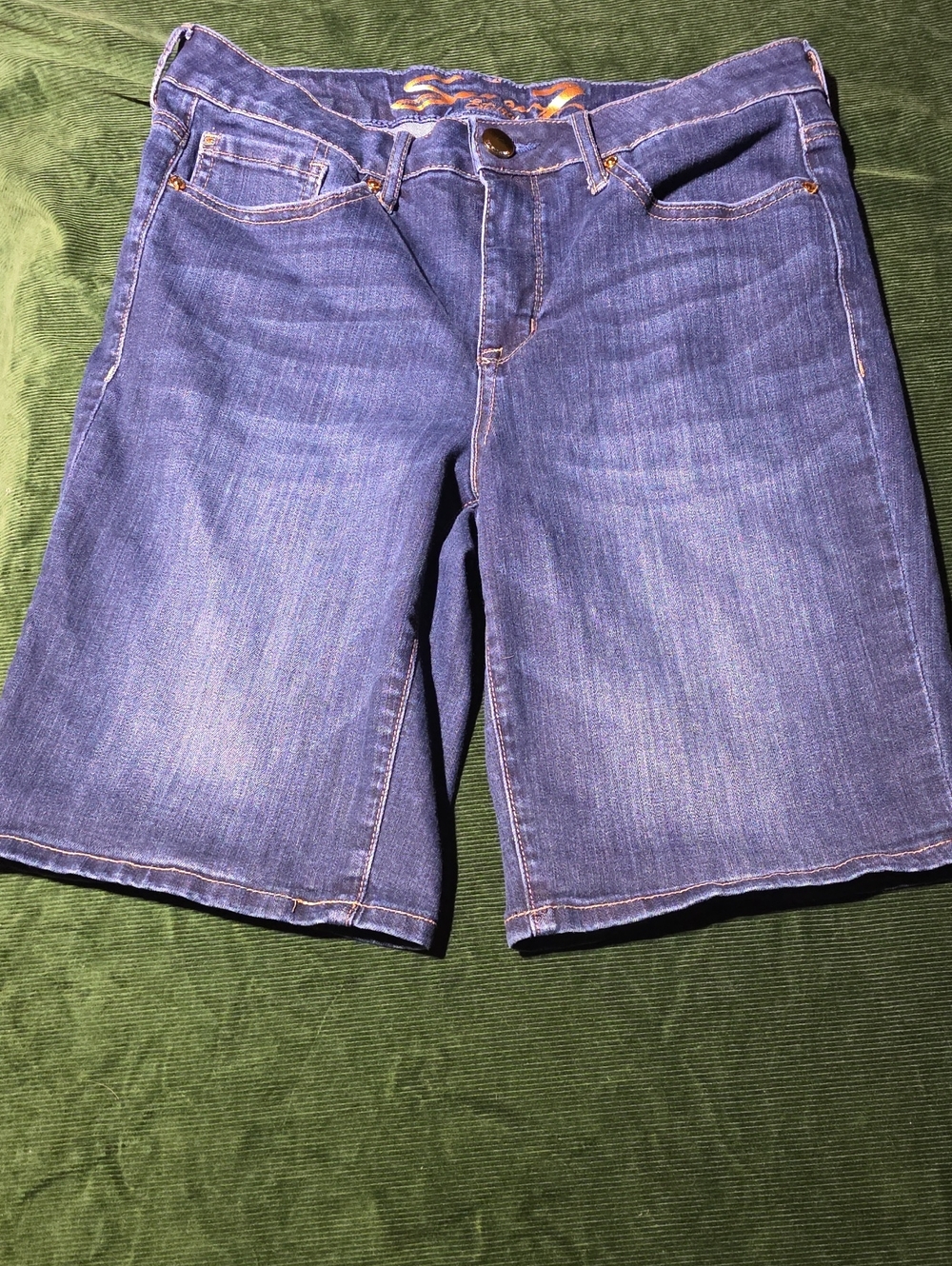 Seven7 Men's Blue Denim Jean Shorts